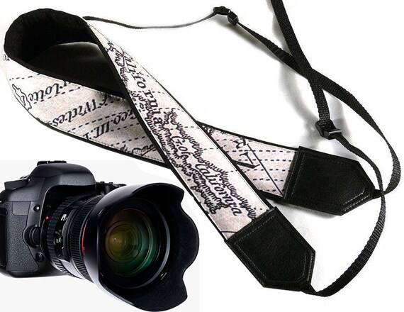 California Map Camera Strap. Beige DSLR /SLR Camera Strap. Camera accessories.