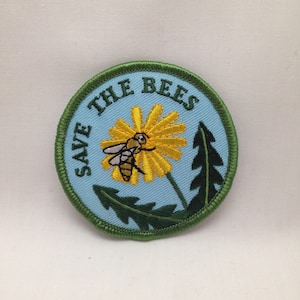 Save the Bees Embroidered Scouting Patch