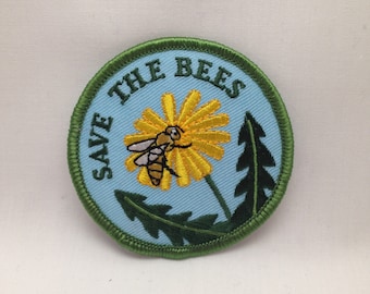 Save the Bees Embroidered Scouting Patch