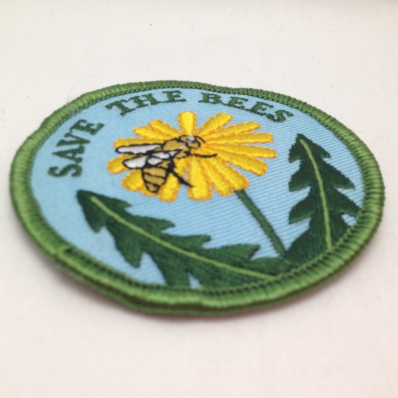 Save the Bees Embroidered Scouting Patch image 2