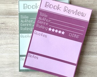 Book Review Paper Pad 5 x 7