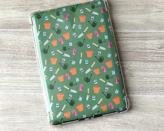 Spring Gardening Pattern Kindle Case Insert