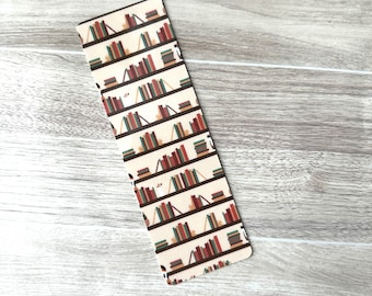 Library Cat Laminated Bookmark