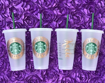 Starbucks Cup, Bridesmaid Gift, Personalized Gift, Bridesmaid Proposal, Gift Box, Bridal Party, Wedding Tumbler, Starbucks Bridesmaid Cup