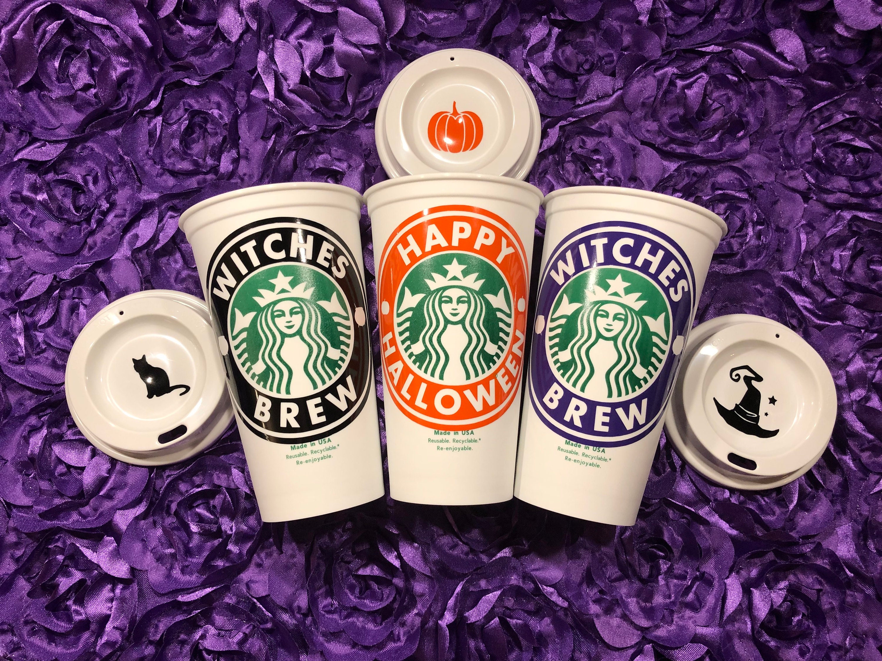 Halloween Personalized Starbucks Cup / Travel Mug / It's Etsy