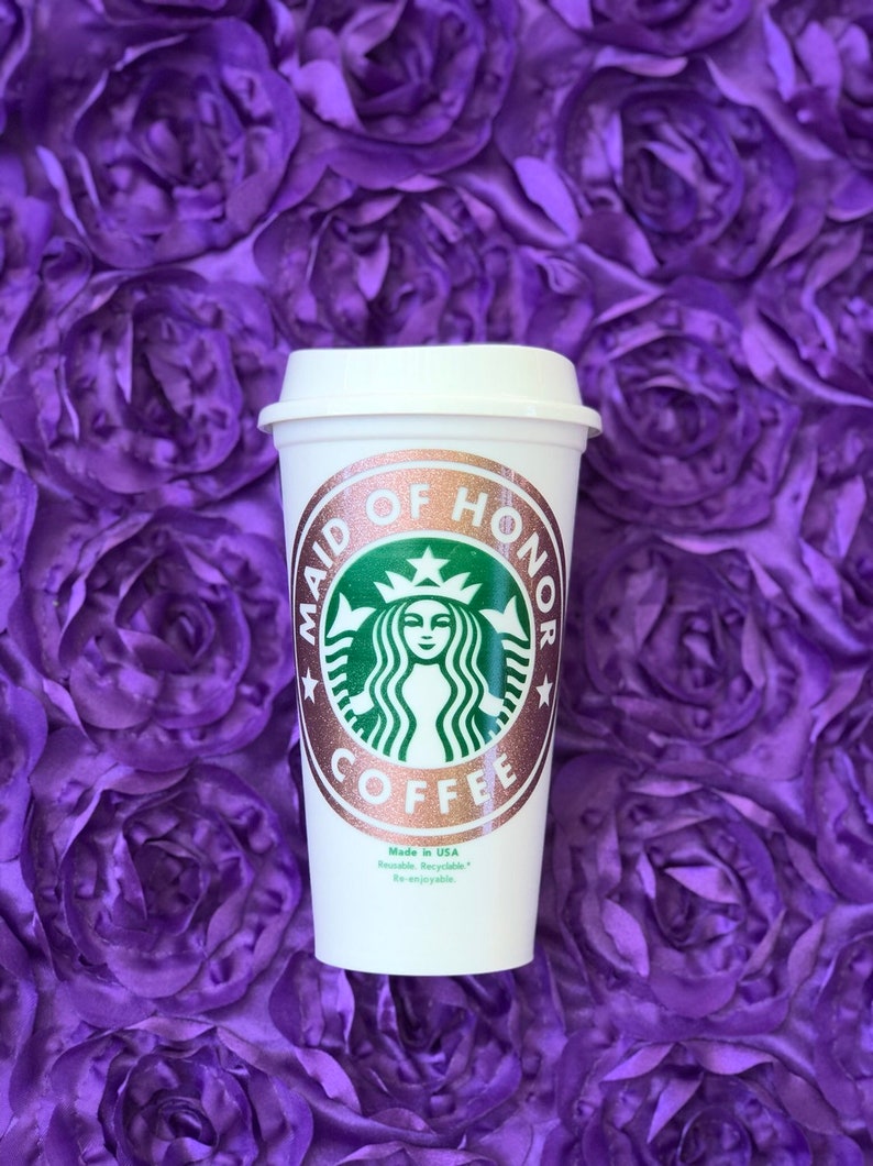 Personalized Starbucks Cup / Bridesmaid Gifts / Bride Cup / Wedding Party Gifts / Bridesmaid Proposal / Personalized Gift / Bridal Party image 5