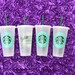 Personalized Bridesmaid Gift With Name | Starbucks Cup with Vinyl Decal | Bridesmaid Proposal Gift | Bridesmaid Gift Box | Maid of Honor 