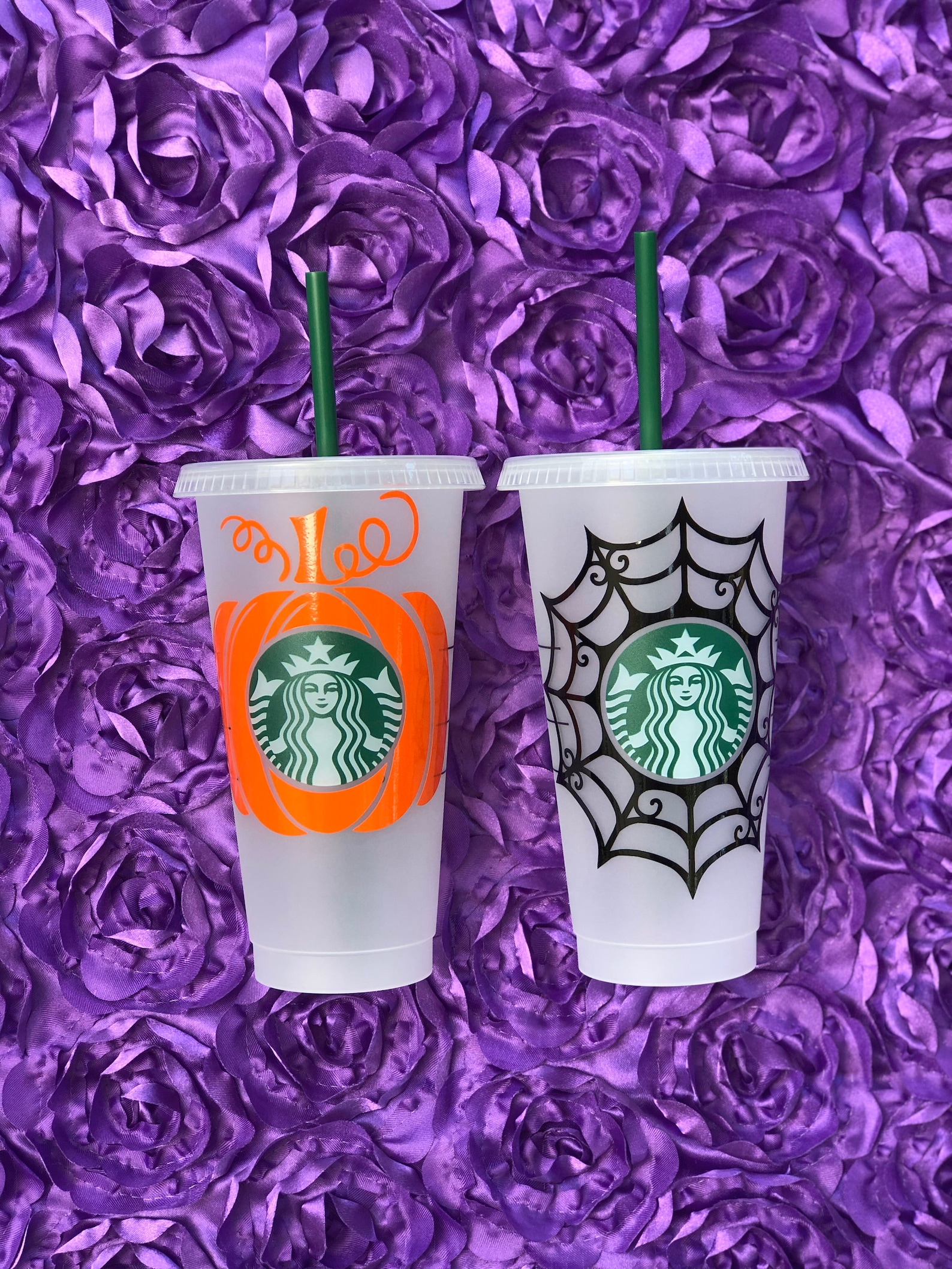 Halloween Starbucks Cup Pumpkin Starbucks Cup Spooky Season Etsy