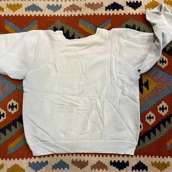 Vintage 1950s US Navy Cotton Crewneck Mid Century Stencil Super 
