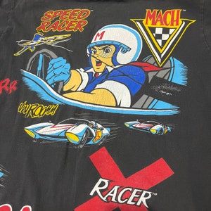 1992 speed racer x Japanese anime shirt all over print  size xl single stitch