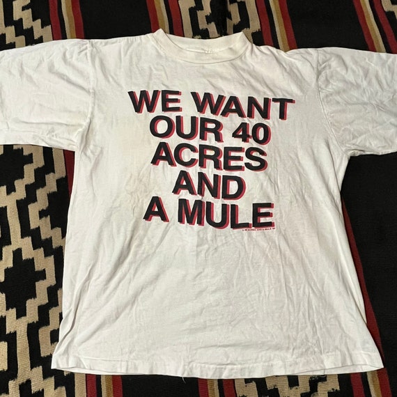 Amazing 1990s 40 acres promo tee spike lee movie … - image 2