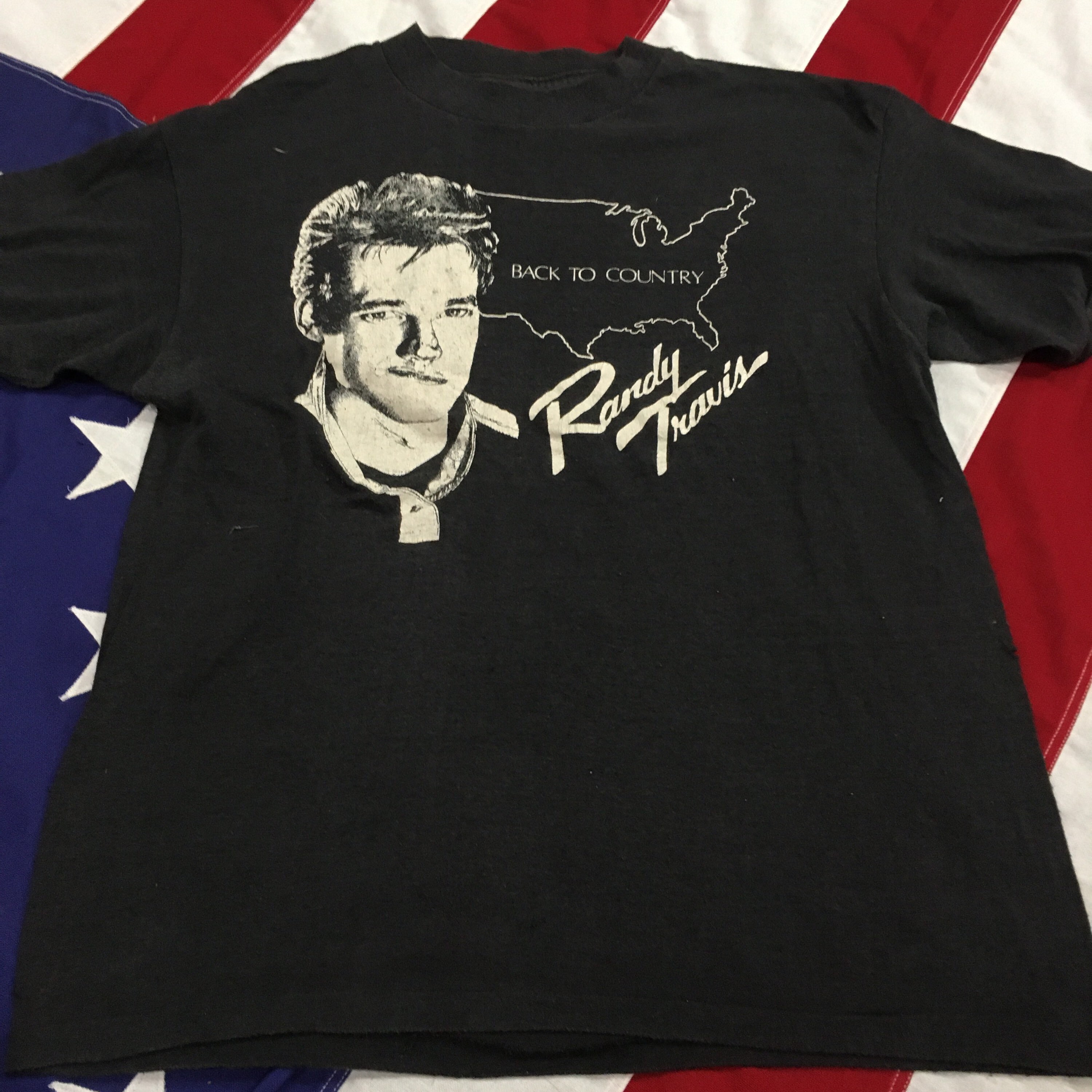 Texas Own Randy Travis 80s Single Stitch Size M-l - Etsy
