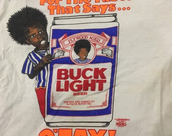 Rare little rascals beer tshirt?? Size L 50/50 single stitch
