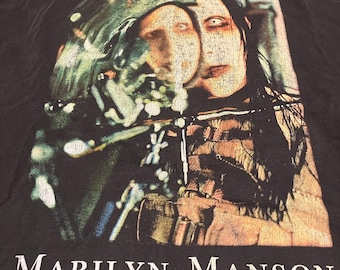Camiseta vintage de Marilyn Manson de los 90: Camiseta del grupo "The Beautiful People" (XL)
