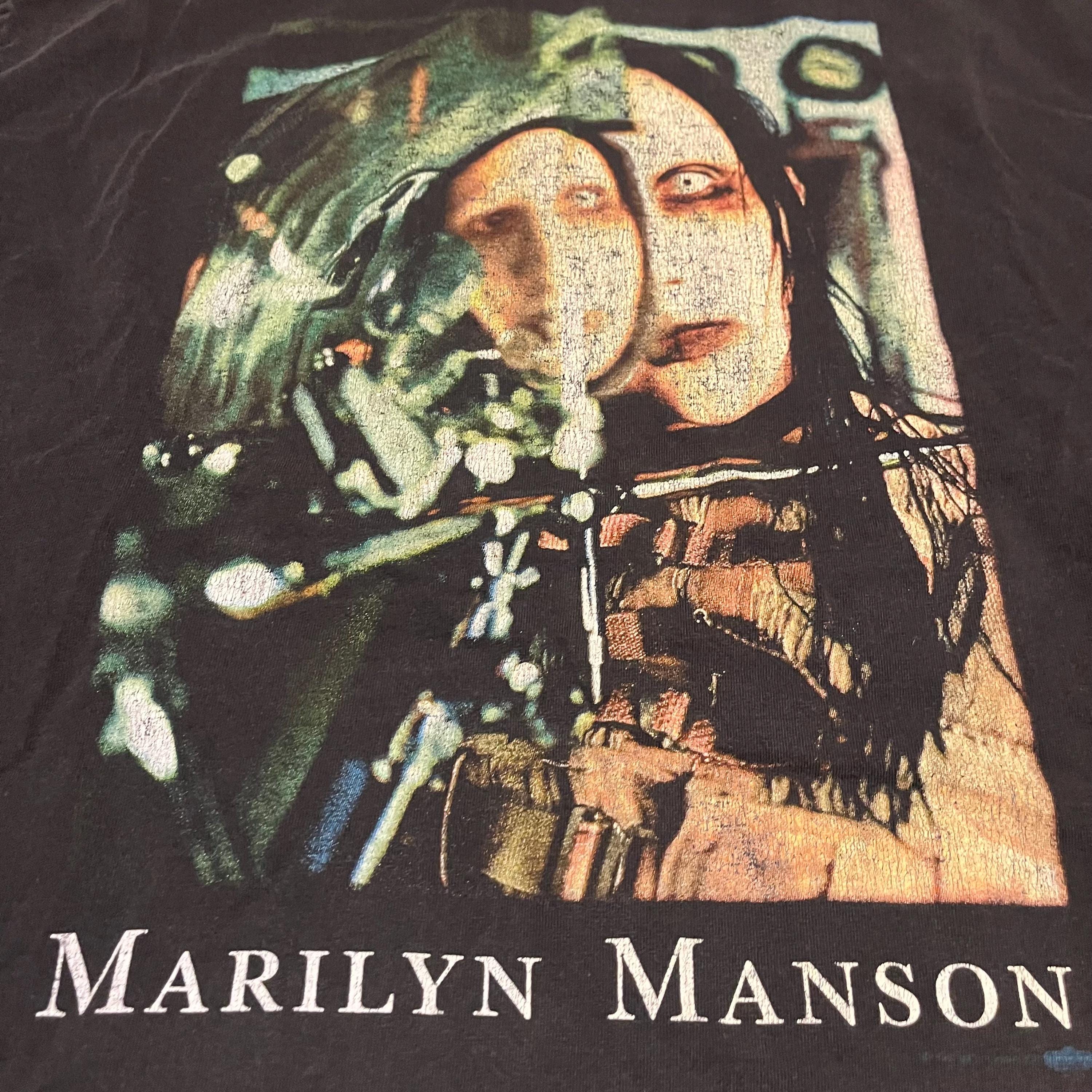 Marilyn Manson Shirt Vintage - Etsy Marilyn Manson Shirt Vintage - Etsy