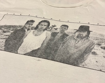 Vtg 1988 U2 Rattle and Hum T-shirt Black L 80s Bono Edge New Wave