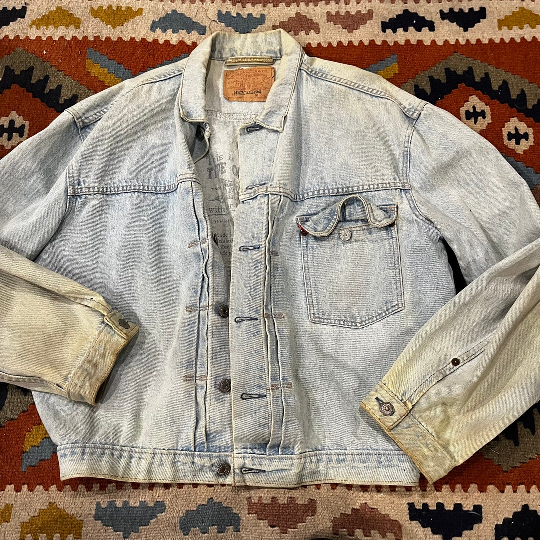 LEVI'S® VINTAGE CLOTHING 1st Original Levis 80s Type 1 Reproduction Size Xl Made in Canada See