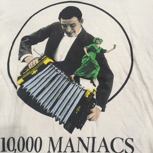 10,000 maniacs 1980s promo shirt size M single stitch