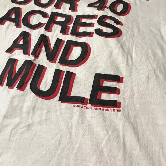 Amazing 1990s 40 acres promo tee spike lee movie … - image 4