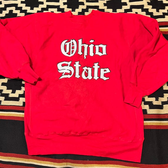 80s Ohio State Champion Crewneck Reverse Weave Made in Usa 80s Ohio State Champion Crewneck Reverse Weave Made in Usa