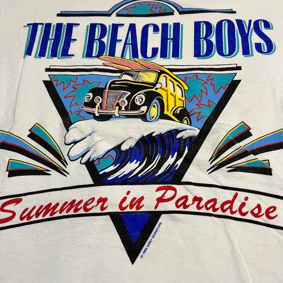 1995 beach boys tour shirt single stitch size L summe… - Gem