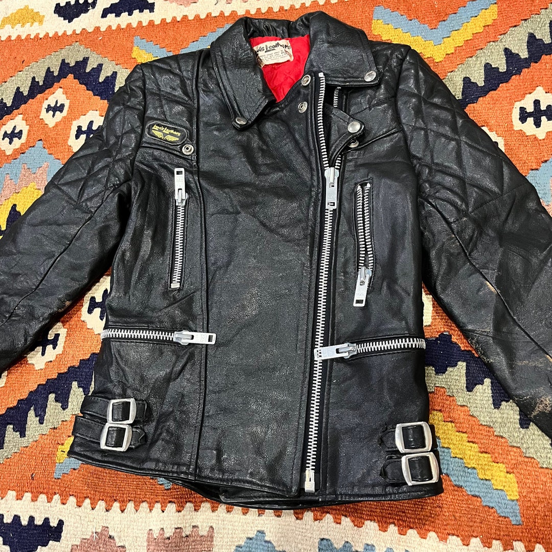 ジャケット・アウター specialvintage 60s lewis leathers Leader Vintage 60s Lewis Leathers motor leather jacket made in USA
