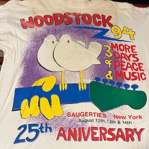 Woodstock 94 Tshirt - Etsy