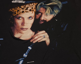 1989 Eurythmics  made in usa tee size L single stitch band tee