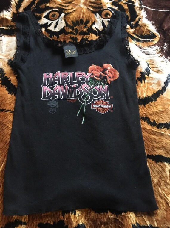 Sweet vintage Harley tank top 3d emblem 84' mint c