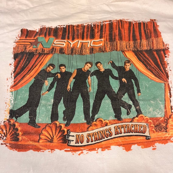 2000 nsync no strings attached tour size xl - image 2