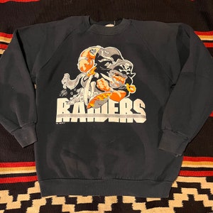 Vintage 80s raiders  crewneck size L