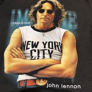 Vintage john Lennon single stitch double sided size xl