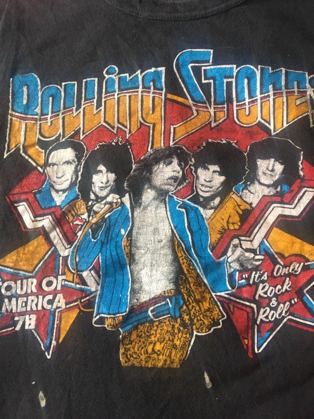 1979 Vintage Rolling Stones American Tour Ringer Shirt - Etsy