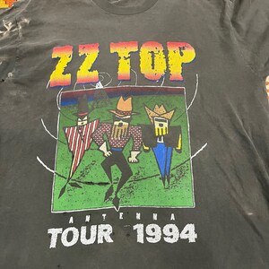 Vintage 80s ZZ Top Afterburner Tour Shirt - Single Stitch Band Tee
