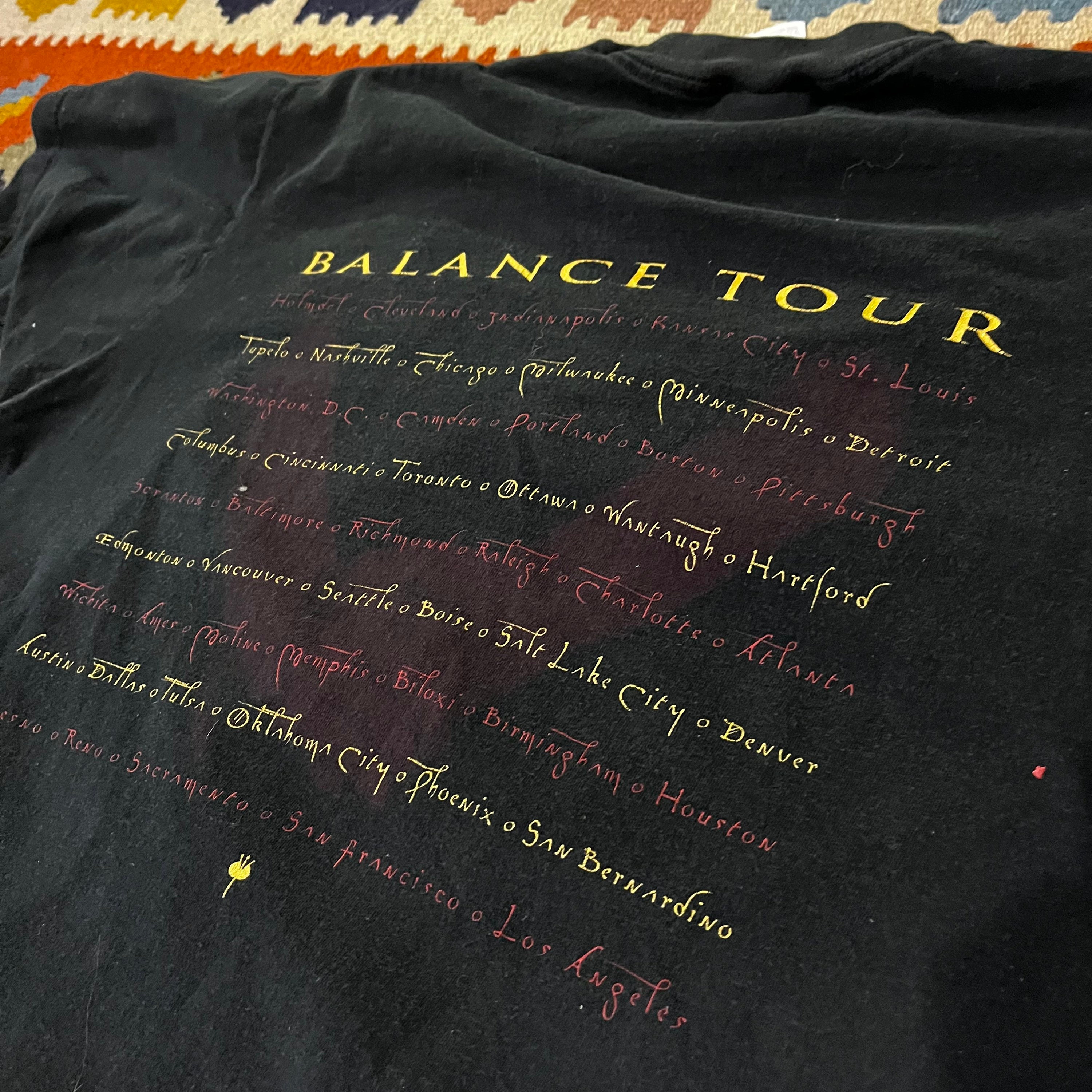 Vintage 1995 Van Halen Balance Tour Shirt Size Xl Single Vintage 1995 Van Halen Balance Tour Shirt Size Xl Single