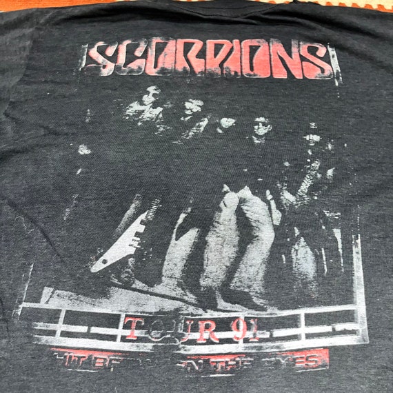 Super soft scorpions 91 tour shirt 50/50 mix sing… - image 1