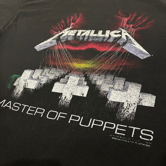90s Master of Puppets Metallica Promo Shirt Size Xl Made in Usa 