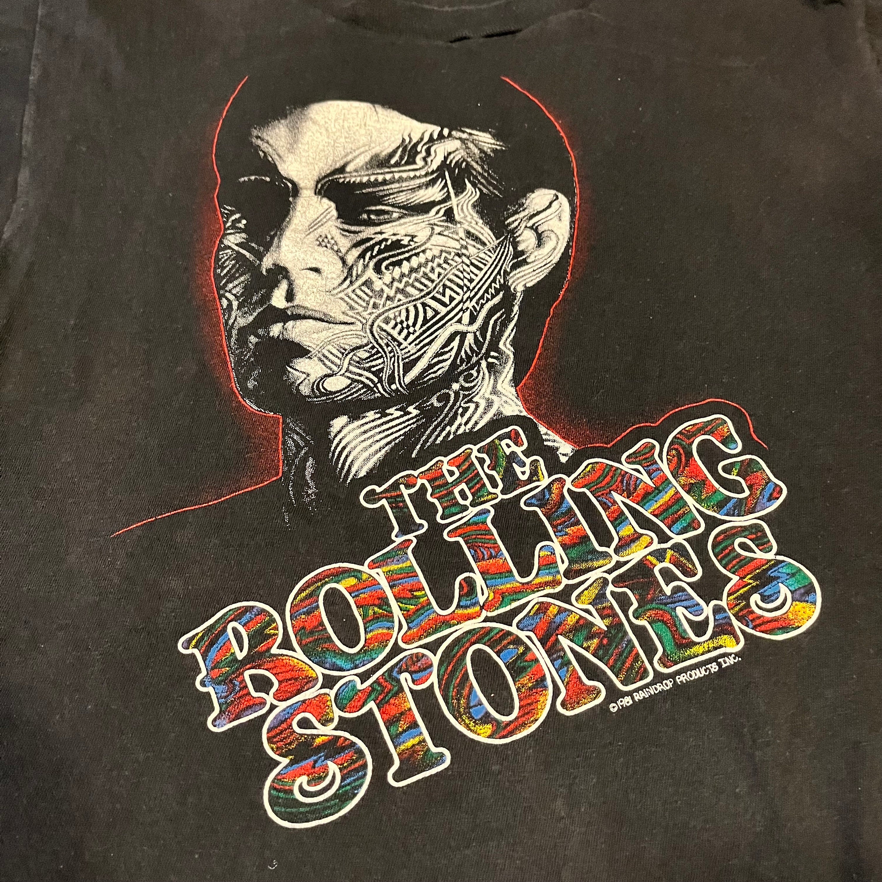 ビンテージ　ストーンズ　tattoo you '81 tour ベースボールT ビンテージ ストーンズ tattoo you '81 tour ベースボールT THE