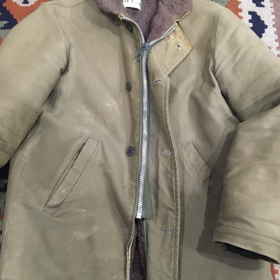 1960s Korean -vietnam Era N1 -2 US Navi Deck Jacket Size 40 