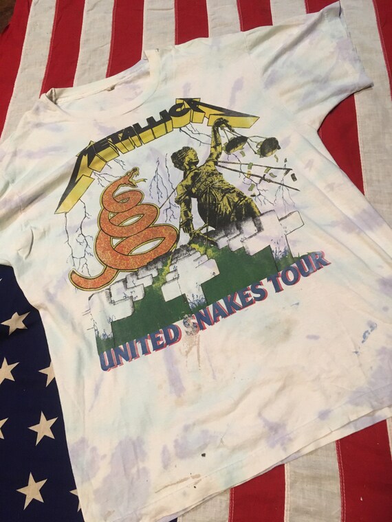 Vintage Metallica united snakes tour single stitch