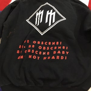 2003 mobcene marrilyn manson size L hoodie