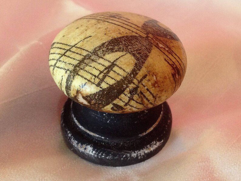 Sheet music musical notes vintage aged handle shabby chic Etsy