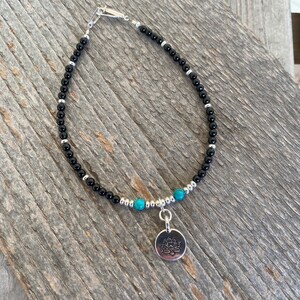 Ankle bracelet - Sterling Silver Ankle Bracelet - Yoga anklet
