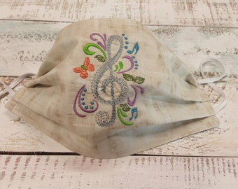 Music Notes Mask | Etsy