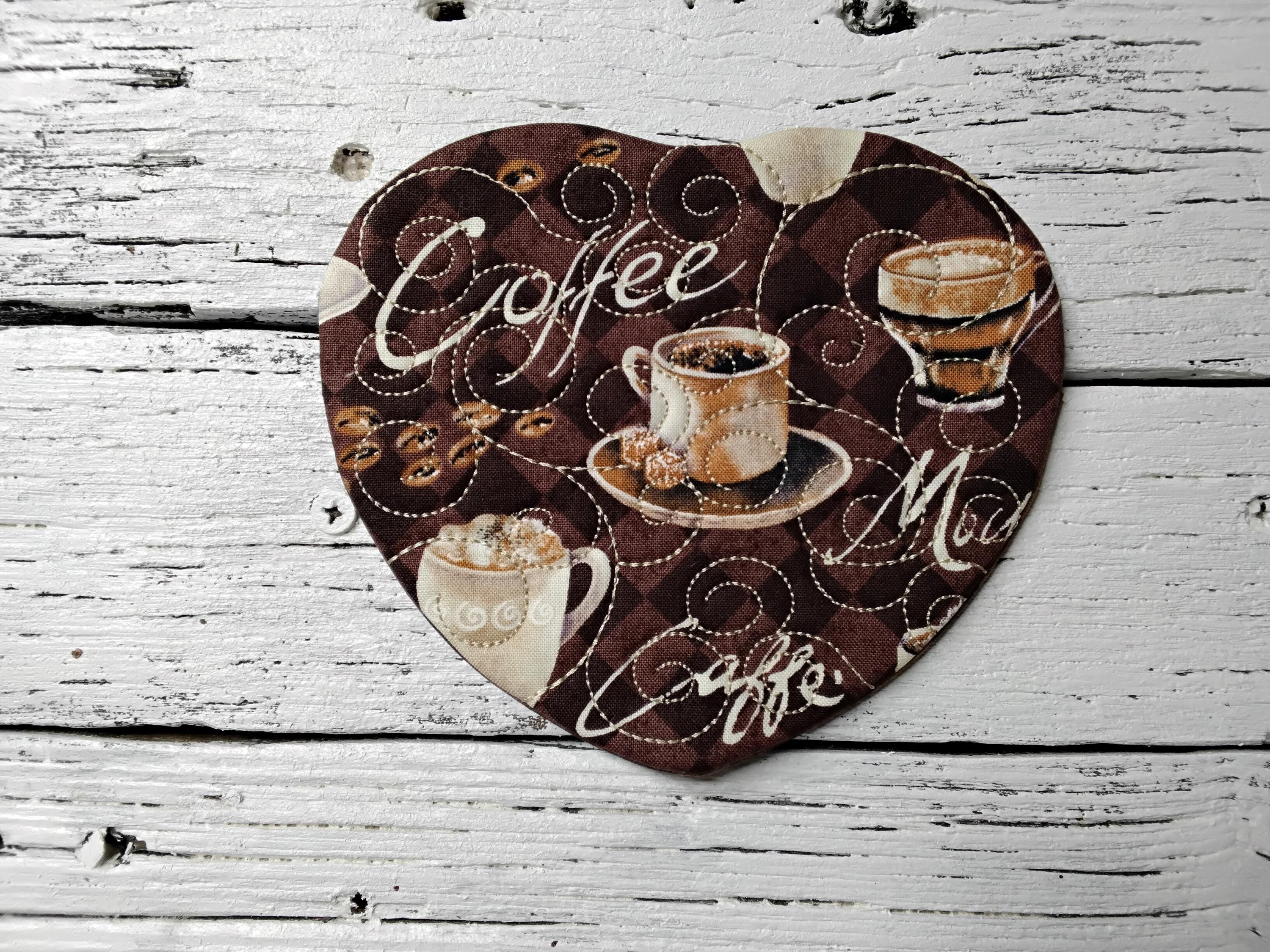 Coffee Latte - Super Cute Mug Rug Coaster - 5