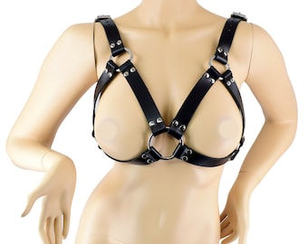 女性用レザーチェストハーネス（大人用）