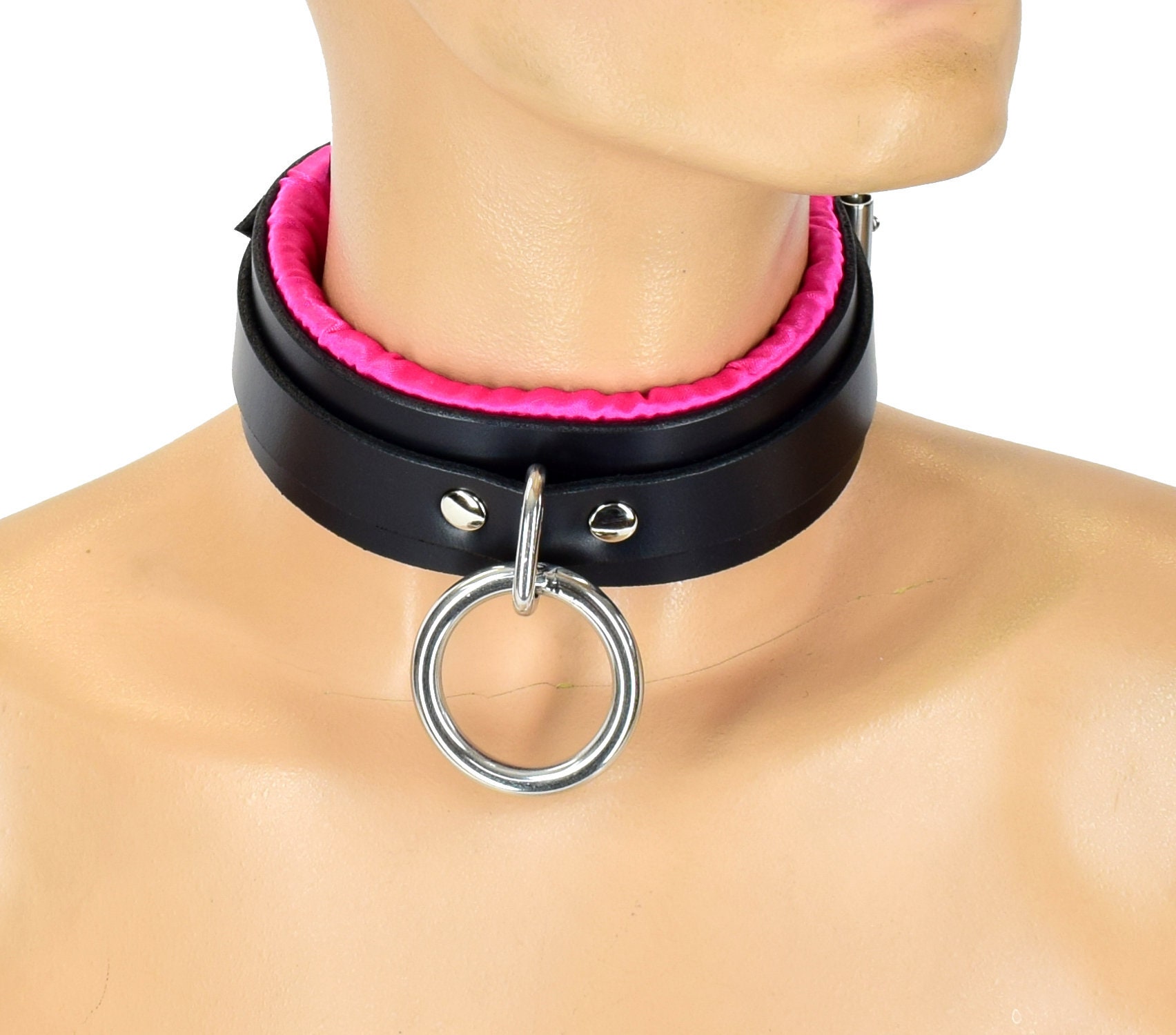 Pink Satin Lined Sub Collar - Etsy