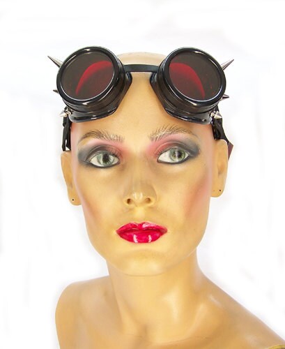Spkicky Goggles Spiked Goggles, Handmade Steampunk Goggles - Etsy