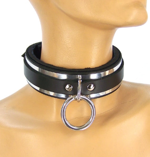 Lined Metal Band Bondage Collar mature Etsy