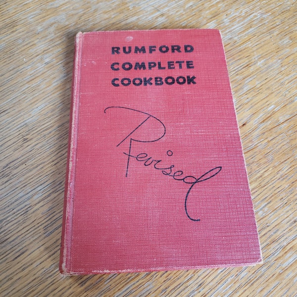 The Revised Rumford  Complete Cookbook, 1940 edition